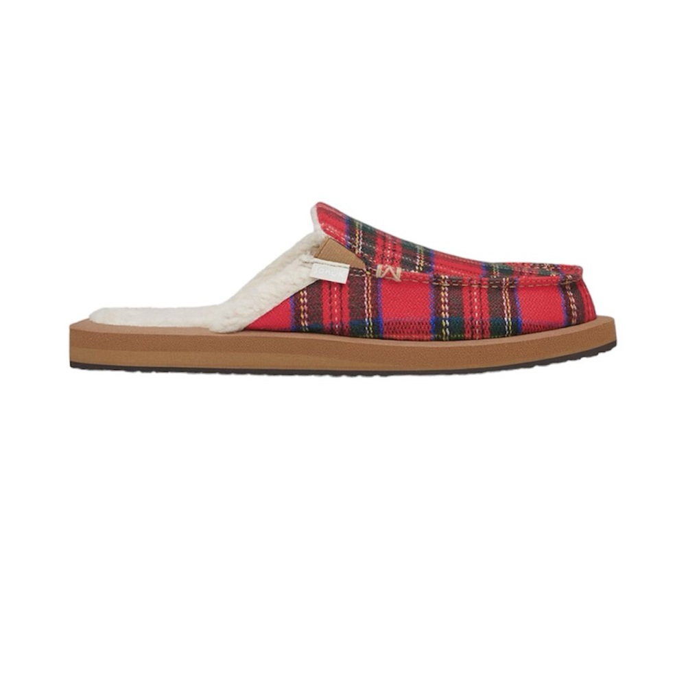 Sanuk YOU GOT MY BACK ST PLAID CHILL Size 5